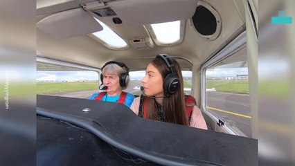 Nan Joins Pilot Granddaughter in the Skies