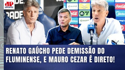 "EU NUNCA DESGOSTEI do Renato Gaúcho! Mas o TRABALHO DELE..." Mauro Cezar | Demissão no Fluminense