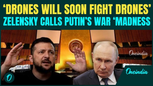 ‘Weapons Decide Who Survive’: Zelensky WARNS the World; Calls Out Putin's War 'Madness' At UN