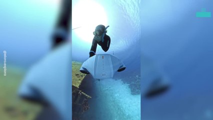 Freediver Gets Stuck 72ft Underwater Inside a Shipwreck