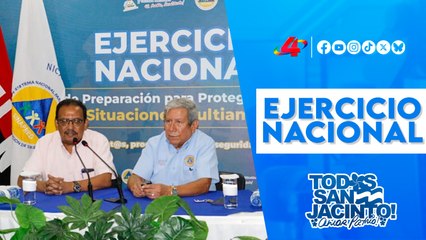 🚨 Nicaragua lista para el III Ejercicio Nacional de Preparación Multiamenazas