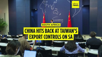 China hits back after Taiwan imposes chip export curbs on South Africa