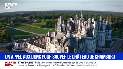 "Il y a urgence": le château de Chambord lance un appel aux dons pour sauver son aile François Ier fragilisée