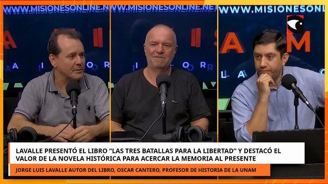 Jorge Luis Lavalle presentó el libro Las tres batallas para la libertad
