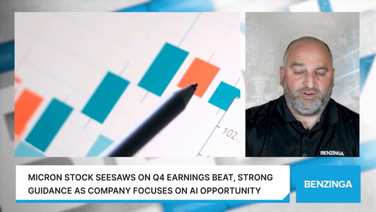 Micron Stock Seesaws On Q4 Earnings Beat, Strong Guidance As Company Focuses On AI Opportunity