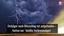 Elchjäger nach Blitzschlag tot aufgefunden – hatten nur 'leichte Verbrennungen'