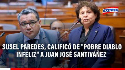 Susel Paredes sobre Santiváñez: "Es un pobre diablo infeliz que ha elegido defender a quienes hacen daño al pueblo"