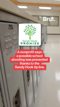 A nonprofit says a possible school shooting was prevented thanks to the Sandy Hook tip line.