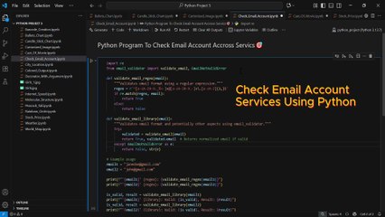Create Email Check Account Services Using Python 🎯
