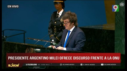 Presidente Argentino Milei ofrece discurso frente a la ONU | El Show del Mediodía