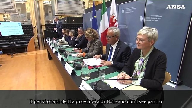 Sussidio per pensionati a redditi bassi, siglata la convenzione tra Inps e Provincia di Bolzano