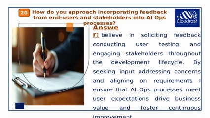 Top 10 Ai Ops Engineer Interview Questions and Answers For 2025 | Part 2