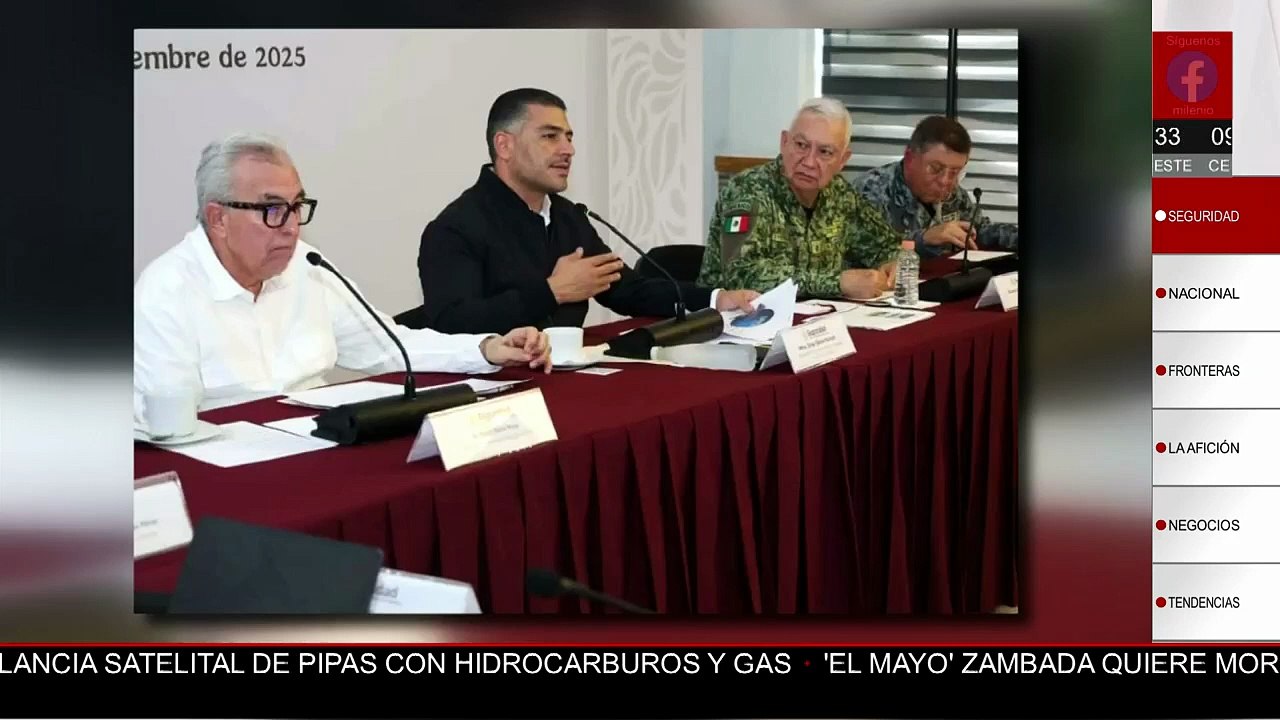 Harfuch informó que siguen los operativos en Sinaloa; baja promedio diario de homicidios
