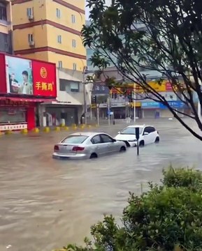 Typhoon Ragasa Wreaks Havoc in Zhuhai: Torrents Flood Streets, Lives Disrupted
