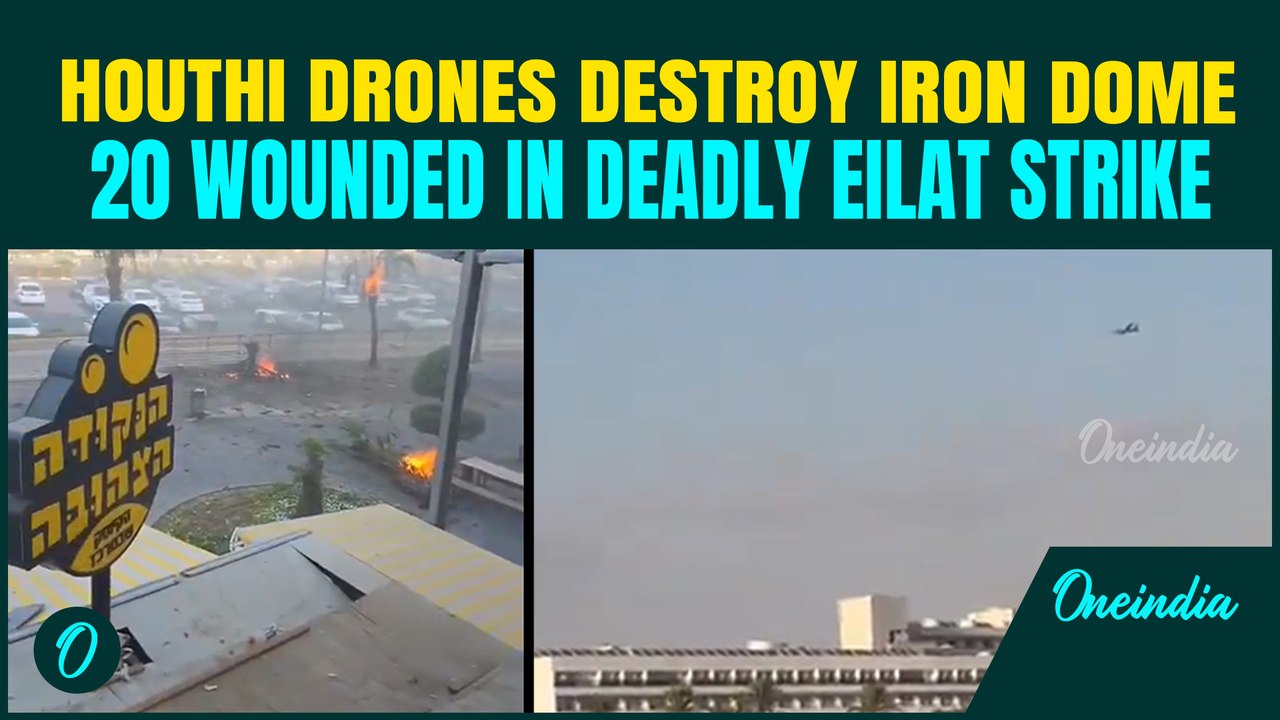 Houthis POUND Israel’s Eilat With Explosives-Laden Drones; 19 Wounded as Iron Dome Fails Miserably