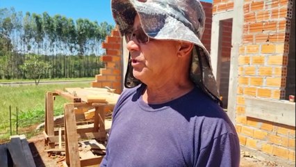 "Até chorei de tanta raiva", diz trabalhador após ser vítima de furto em obra no Tropical II