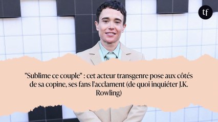 "Sublime ce couple" : cet acteur transgenre pose aux côtés de sa copine, ses fans l'acclament (de quoi inquiéter J.K. Rowling)