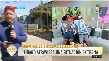 Preocupación por la salud de Thiago Medina: atraviesa una situación extrema