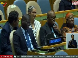 Pdte. de Sudáfrica Cyril Ramaphosa: Israel está cometiendo un genocidio en Gaza