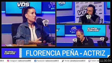 Florencia Peña: "Yo con Alberto no vi a mi mamá tan mal, como ahora"