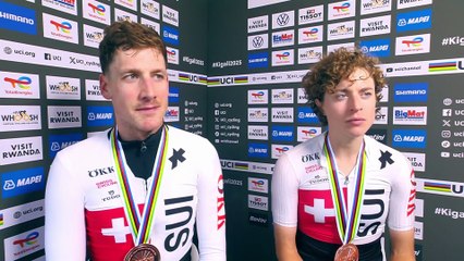 Cyclisme - Championnats du Monde UCI Kigali 2025 - Stefan Küng et Marlen Reusser : "C'est évidemment une déception..."