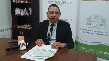 Ministerio público investiga el caso de feminicidio en la ciudad de Potosí