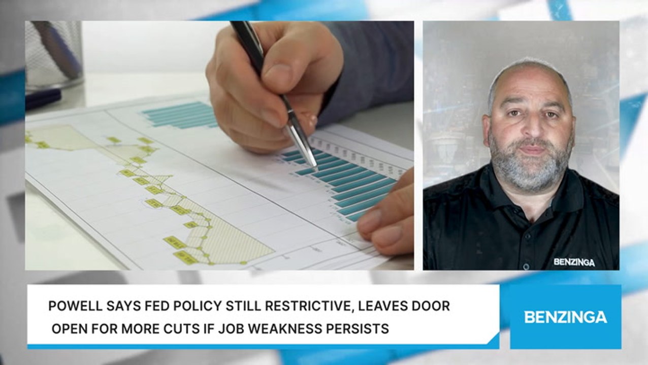 Powell Says Fed Policy Still Restrictive, Leaves Door Open For More Cuts If Job Weakness Persists