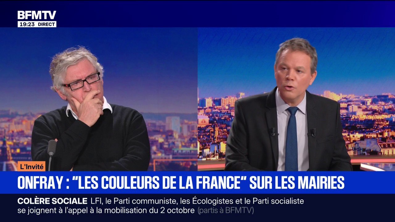 "La France Insoumise n'arrête pas de tenir des propos antisémites", fustige Michel Onfray, philosophe et essayiste