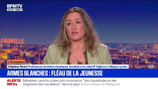 Enseignante poignardée en classe: La jeunesse se radicalise religieusement ou politiquement, de manière violente , affirme Delphine Girard, professeure de lettres classiques