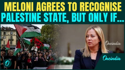 Italy PM Meloni to recognise Palestine, but on 2 conditions | 'Hamas out & Hostages released'