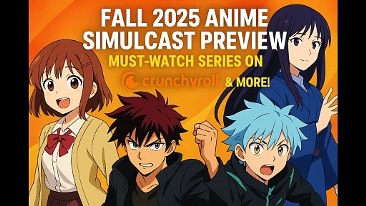 Fall 2025 Anime Simulcast Preview: Must-Watch Series on Crunchyroll & More!