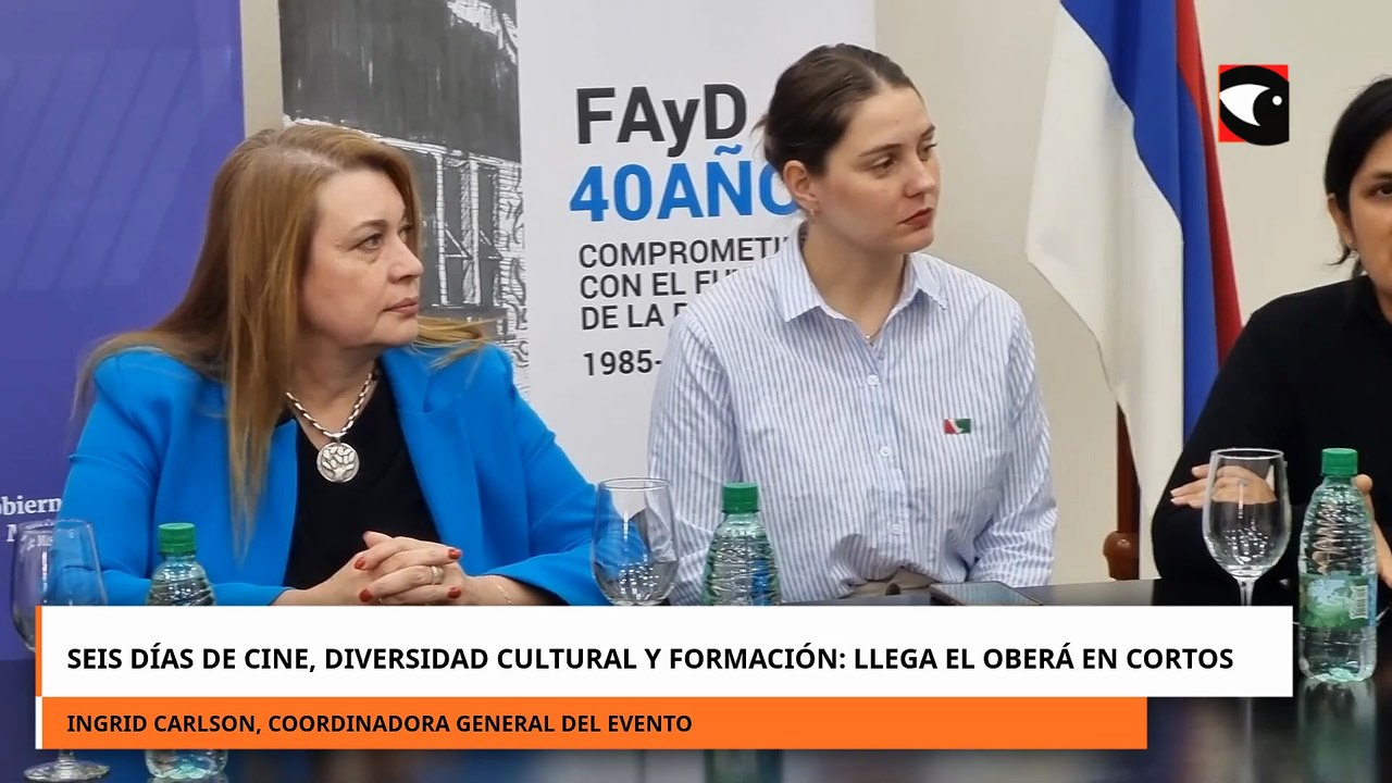 Seis días de cine, diversidad cultural y formación, llega el 22º Oberá en Cortos