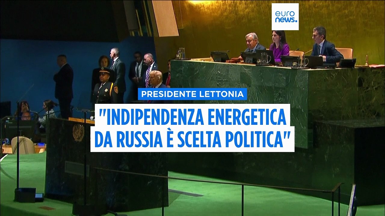 Il presidente lettone Rinkēvičs: "La fine dei legami energetici con la Russia è una scelta politica"