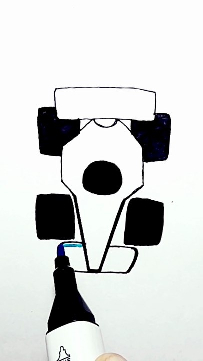Draw a racing car 🏎️