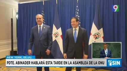 Abinader y Marco Rubio abordan en la ONU el futuro de la misión en Haití| Primera Emisión SIN