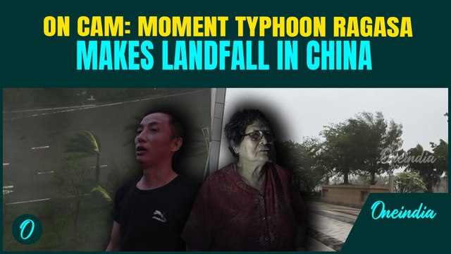 Typhoon Ragasa MOST SHOCKING Videos: Typhoon Makes Landfall in China, Uproots Trees, Tears Off Roofs