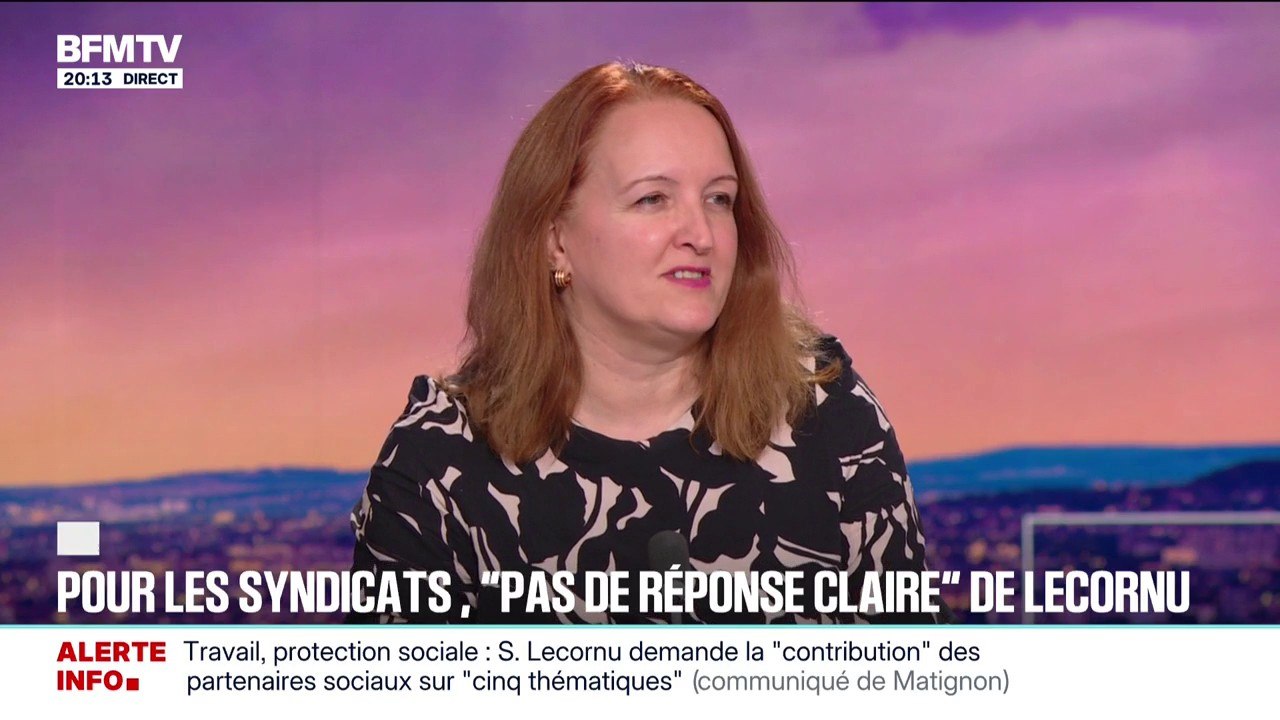 Lecornu face aux syndicats: "Il n'a pas compris les deux journées de grève", affirme Murielle Guilbert, codéléguée générale de l'Union syndicale Solidaires