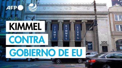 Jimmy Kimmel acusa al gobierno de EU de amenazar a comediantes