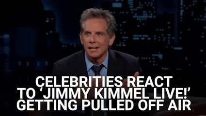 Ben Stiller And Way More Hollywood Names React To Jimmy Kimmel Getting Pulled Off The Air