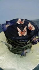 chocolate fudge butterfly 🦋 cake video