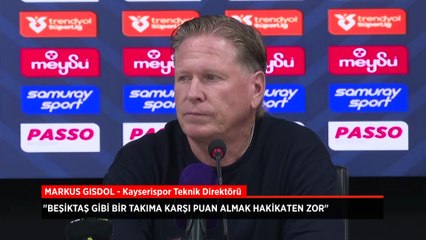 Markus Gisdol: Oyuncularım ellerinden geleni yaptı