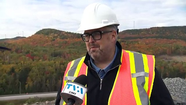 Visite du chantier de l'A-85 : le dernier tronçon, de la dernière phase