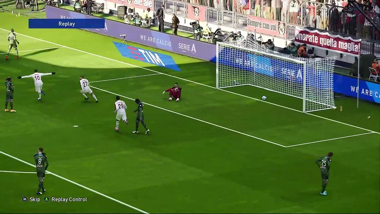 Thrilling Serie A Match  AC Milan vs Napoli – PES 2021 Gameplay