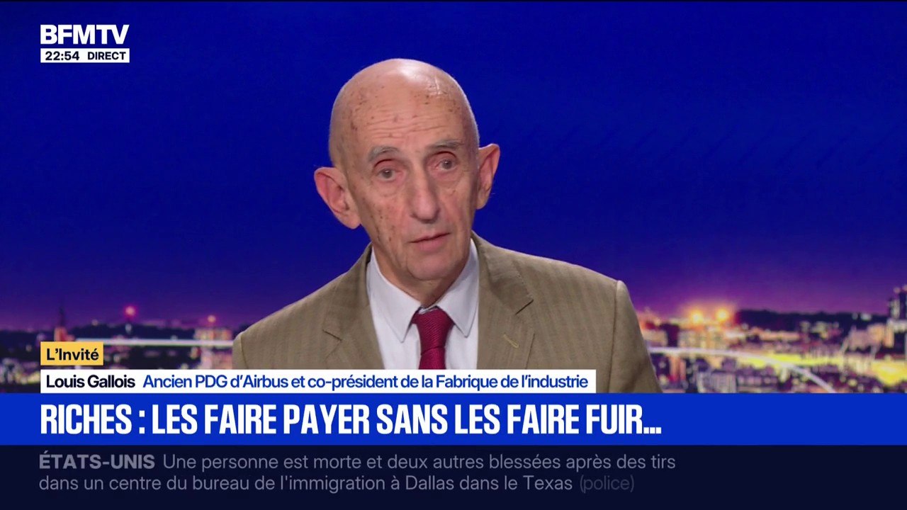 Économie: "L'effort doit être pour tout le monde, à l'exception des plus fragiles", affirme Louis Gallois, ancien PDG d'Airbus