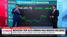 Ibovespa tem leve alta e renova recorde | FECHAMENTO TOURO DE OURO