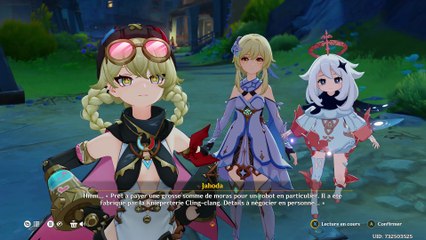 Genshin Impact Quête d'histoire Aino Toum Toum Toumm Un grand complot