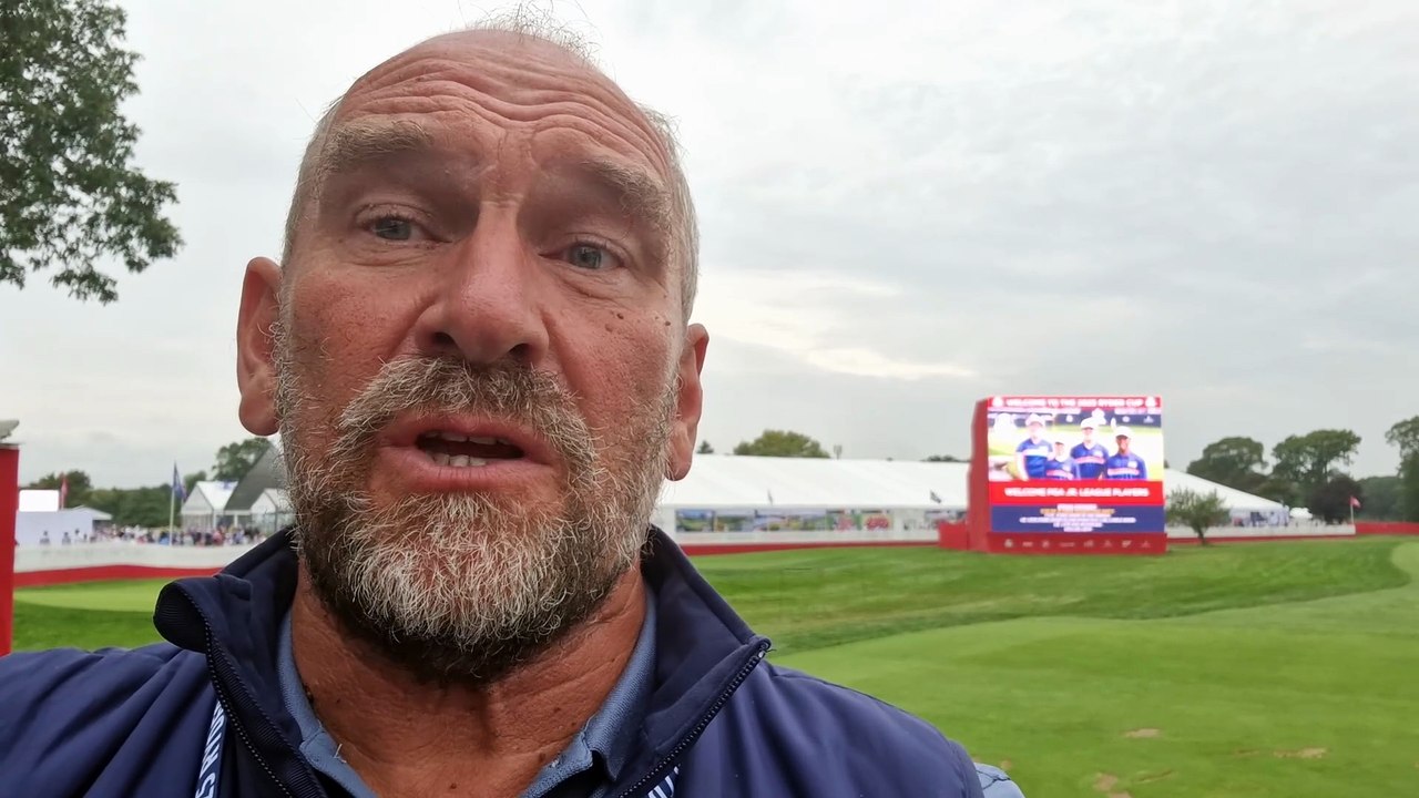 Martin Dempster at Ryder Cup - day 3