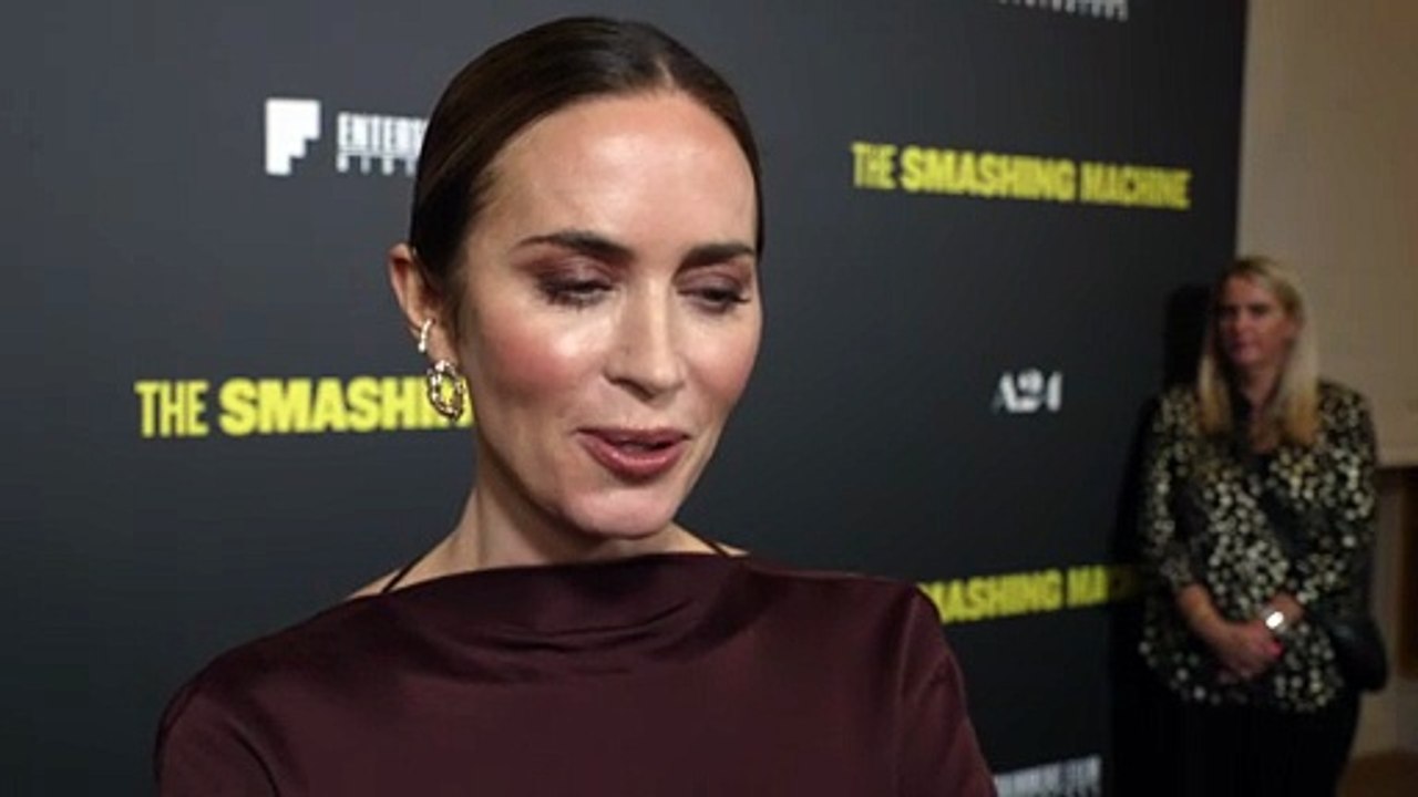 Emily Blunt on Dwayne Johnson inThe Smashing Machine