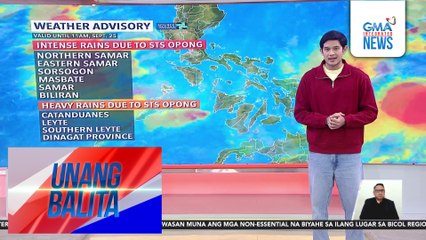 Weather update as of 7:17 AM (September 25, 2025) | Unang Balita