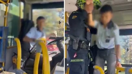 VIDEO | Conductor de SITP fue detenido por presunta embriaguez, pero prueba de alcoholemia reveló otra verdad